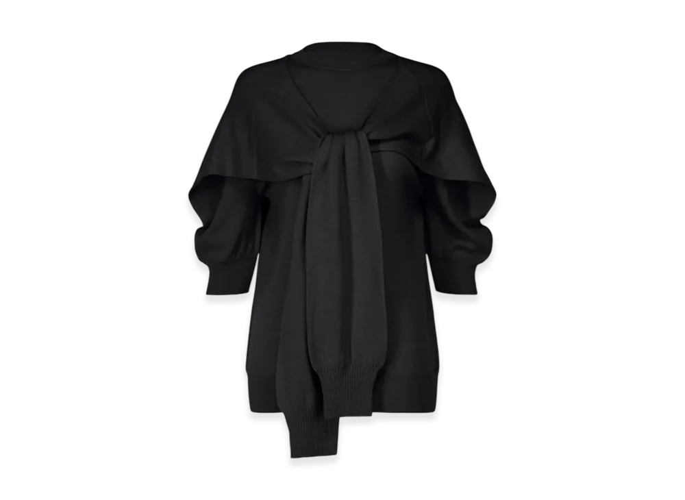 ISSEY MIYAKE Four-Sleeved (Wool) "Black"