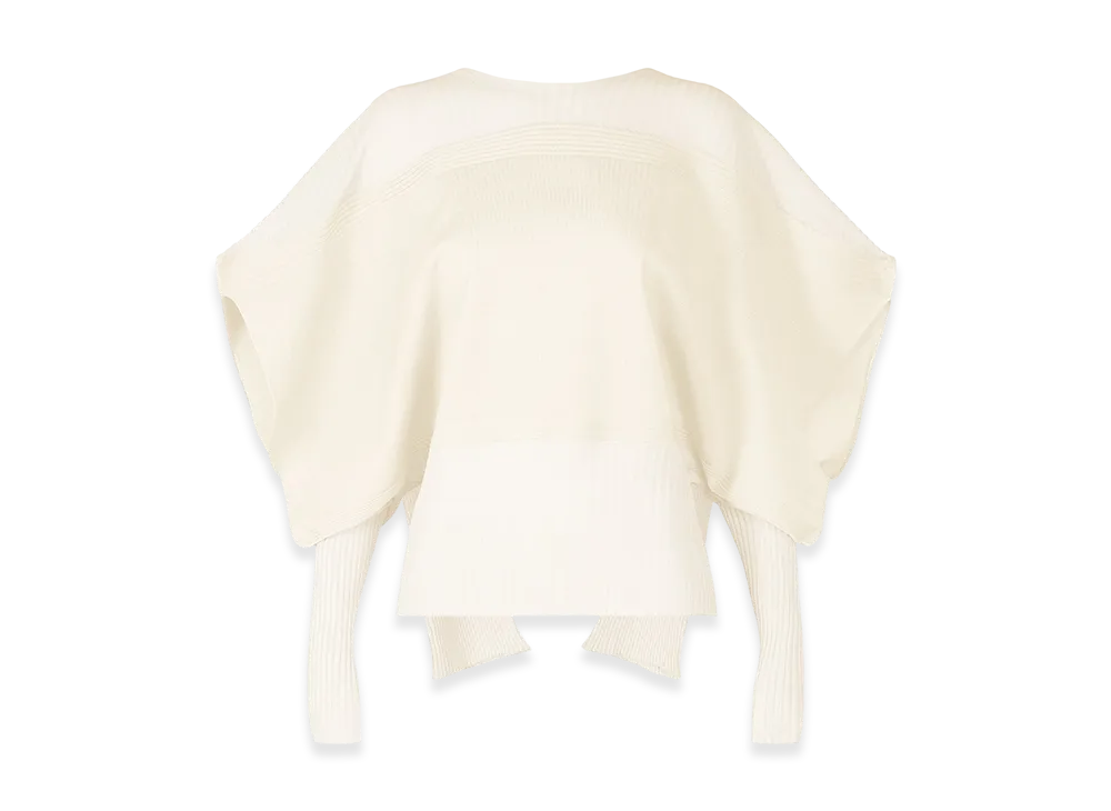 ISSEY MIYAKE Thin And Thick Knit "OffWhite"