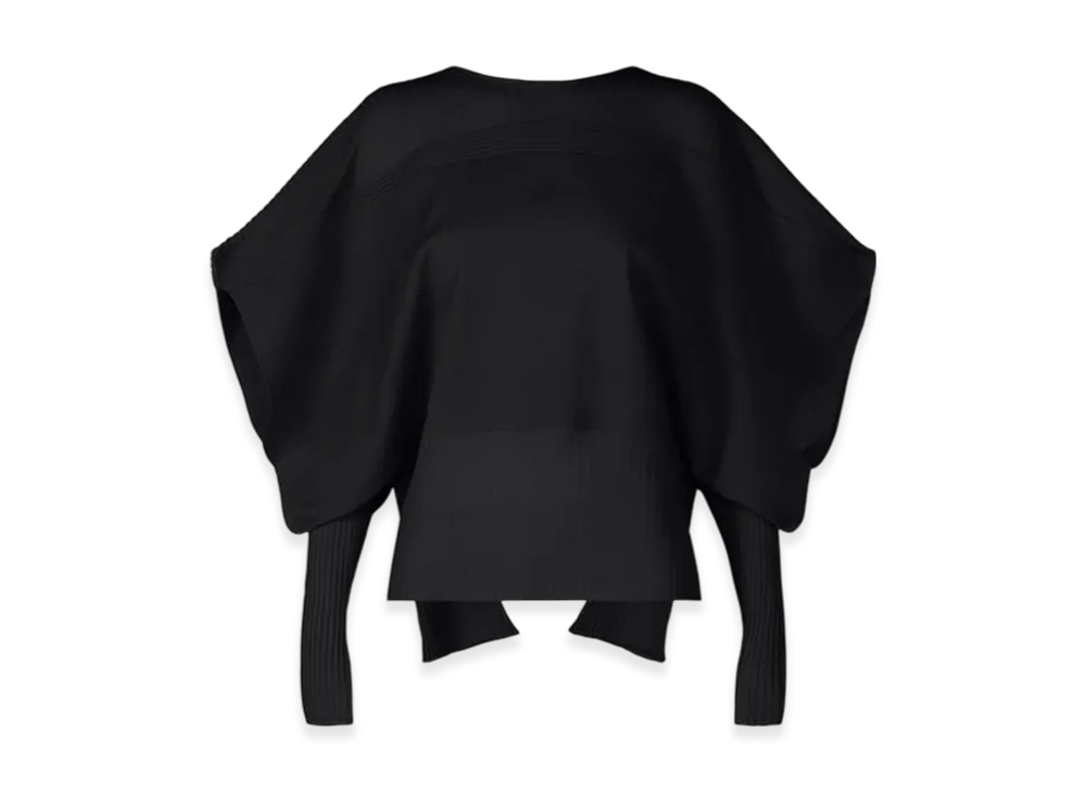 ISSEY MIYAKE Thin And Thick Knit "Black"