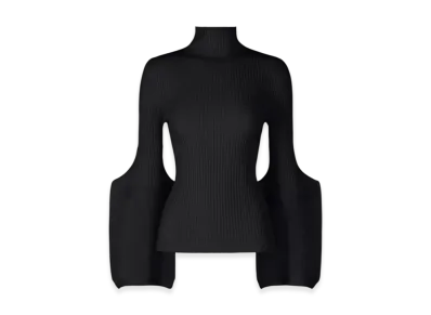 ISSEY MIYAKE Thin And Thick Knit "Black"