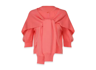 ISSEY MIYAKE Four-Sleeved (Wool) "Coral"
