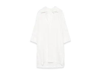 ISSEY MIYAKE Womens Hempen Dress "White"