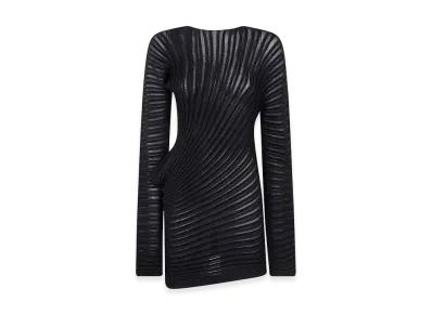 ISSEY MIYAKE Womens Stream Top "Black"
