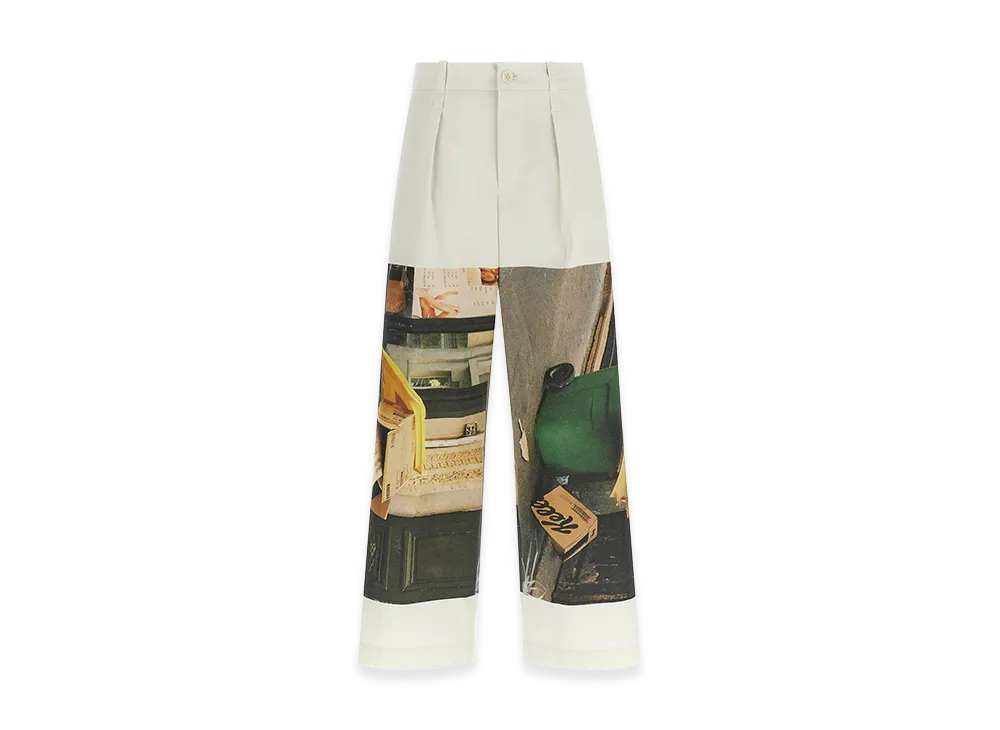 ISSEY MIYAKE Womens Street View Pants "White"