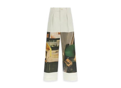 ISSEY MIYAKE Womens Street View Pants "White"