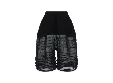 ISSEY MIYAKE Womens Moving Knit Pants "Black"