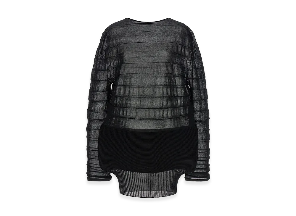 C (やや傷や汚れあり)】イッセイミヤケ ISSEY MIYAKE IM51KT799 ニット