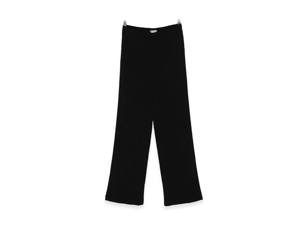 イッセイミヤケ ウィメンズ コルゲートニットパンツ 