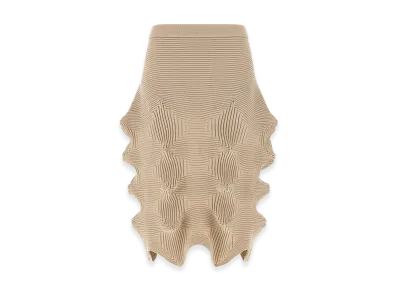 ISSEY MIYAKE Womens lnkage Skirt "Beige"