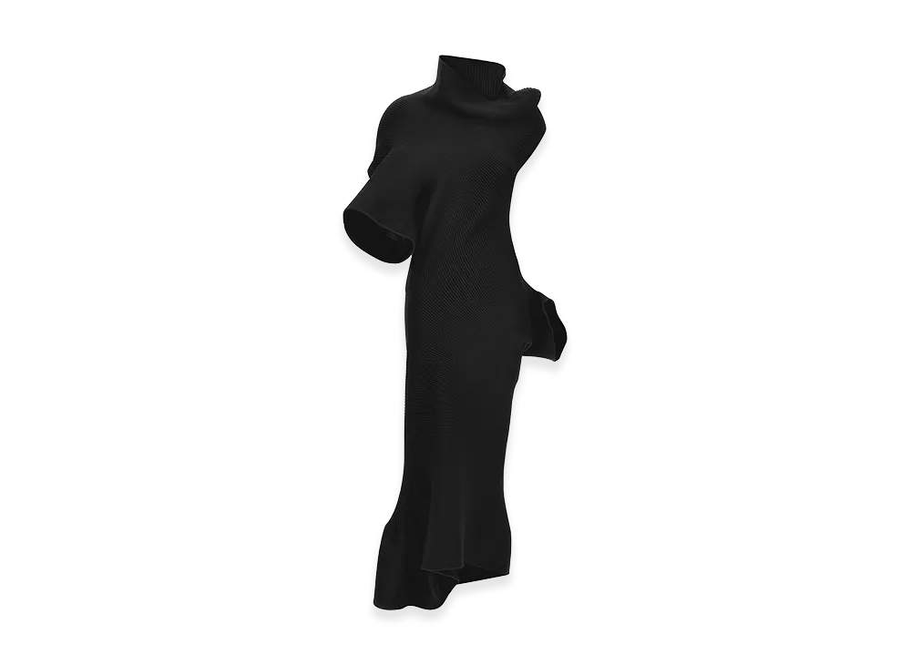 ISSEY MIYAKE Women's Life Form Dress "Black"