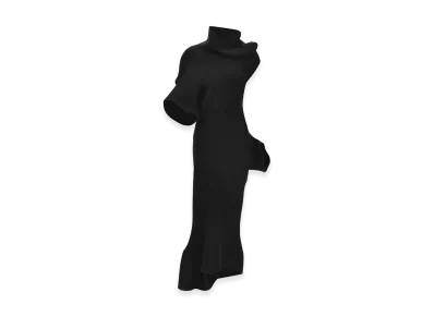 ISSEY MIYAKE Women's Life Form Dress "Black"