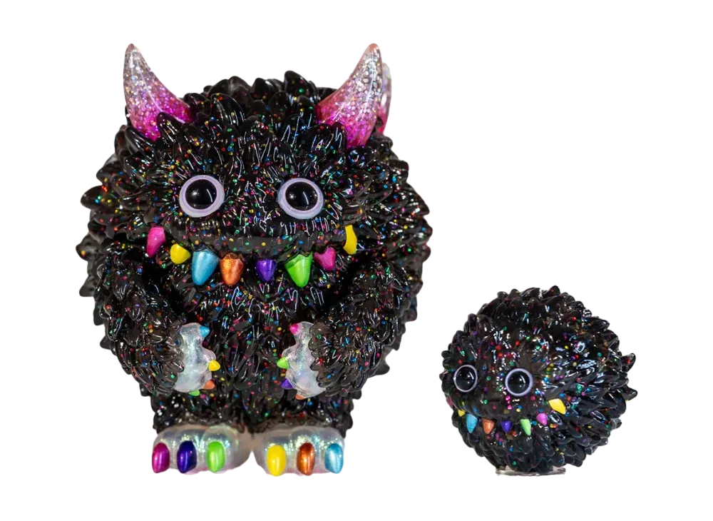 Instinctoy Monster Fluffy & Fluffy "Galaxy Sparkle" Set