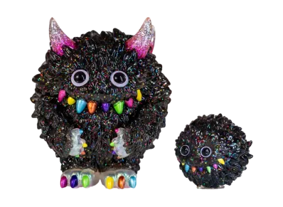 Instinctoy Monster Fluffy & Fluffy "Galaxy Sparkle" Set