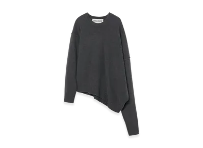 INSCRIRE Asymmetry Sweater "Charcoal"