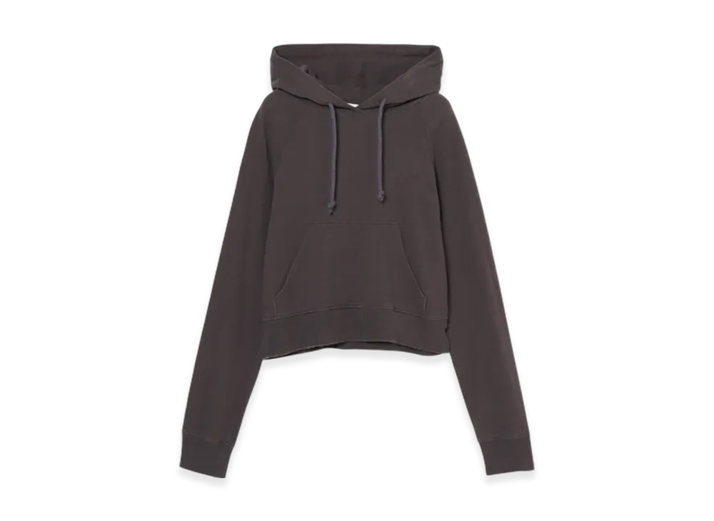 INSCRIRE Cotton Linen Hoodie Tight Fit "Charcoal Grey"