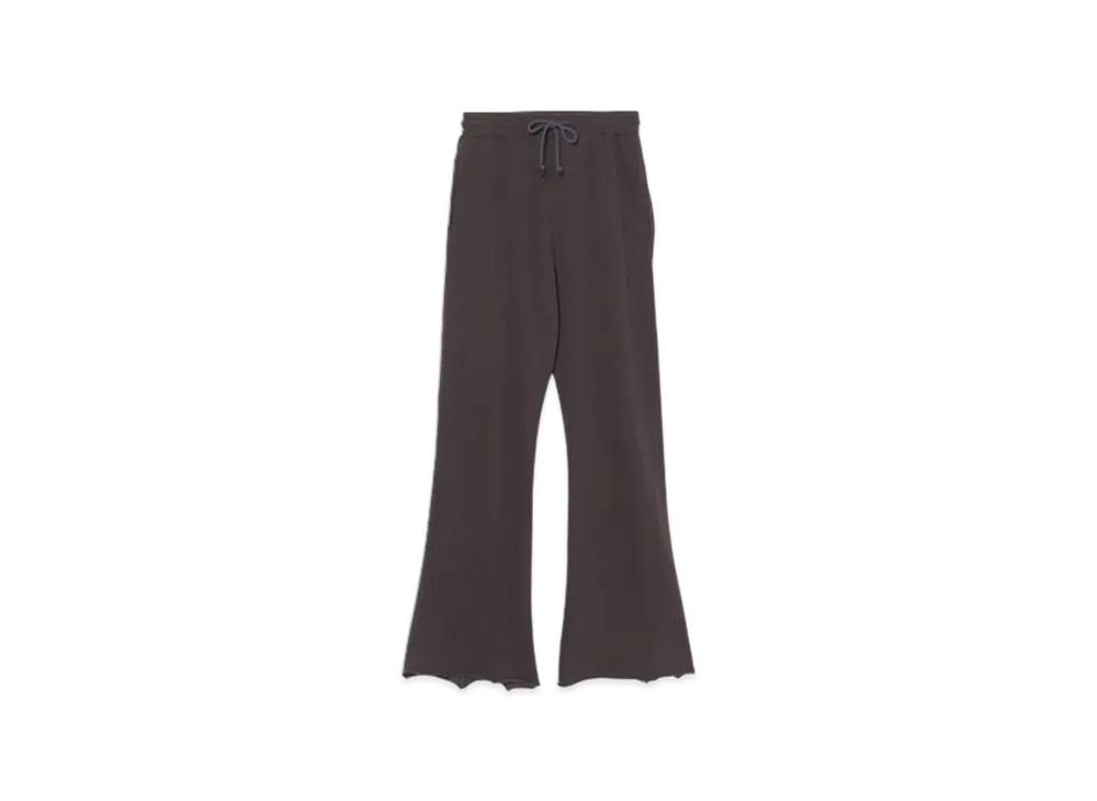 INSCRIRE Cotton Linen Flare Pants "Charcoal Grey"