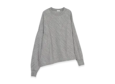 INSCRIRE Long Sleeve Raffi Jersey Asymmetry "Grey"
