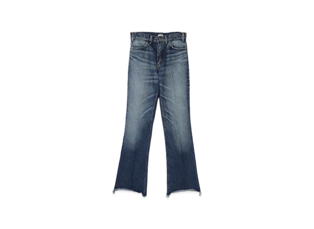 INSCRIRE 002 Flare Denim "Dark Blue Used"