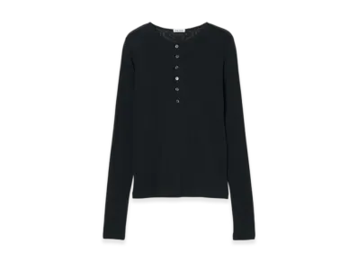 INSCRIRE Flower Lace Long Sleeve "Black"