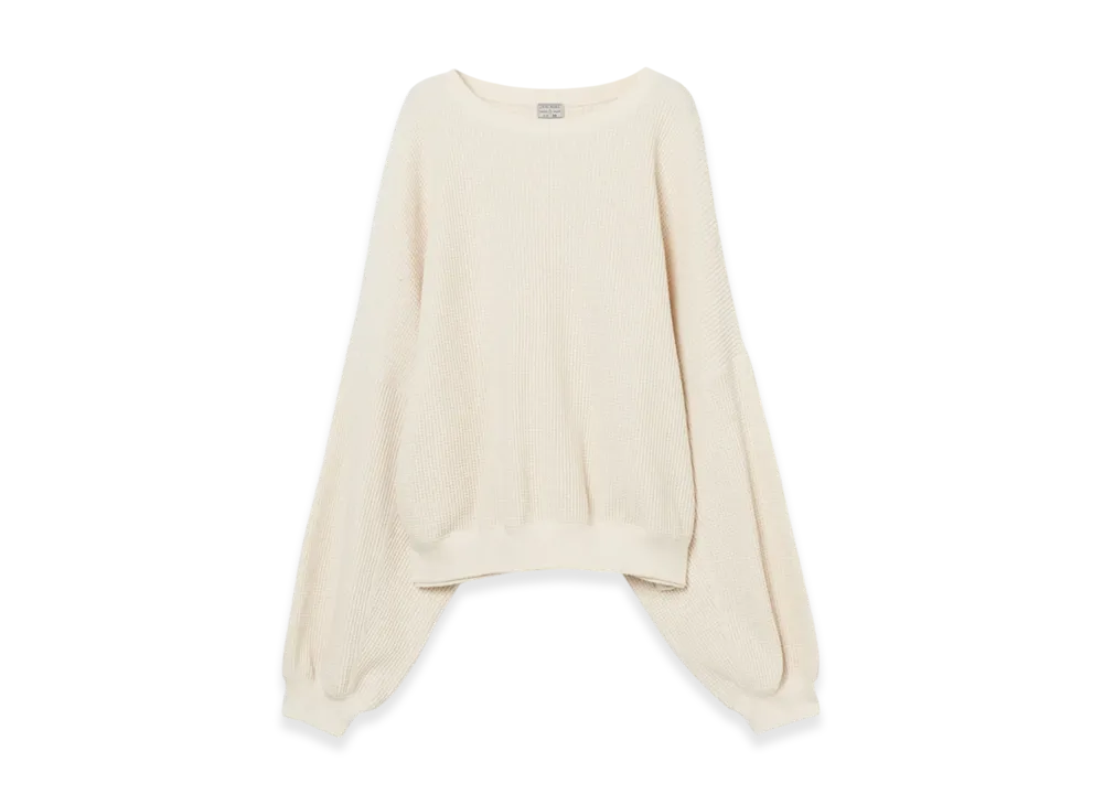 INSCRIRE Thermal Dolman Tee "Off White"