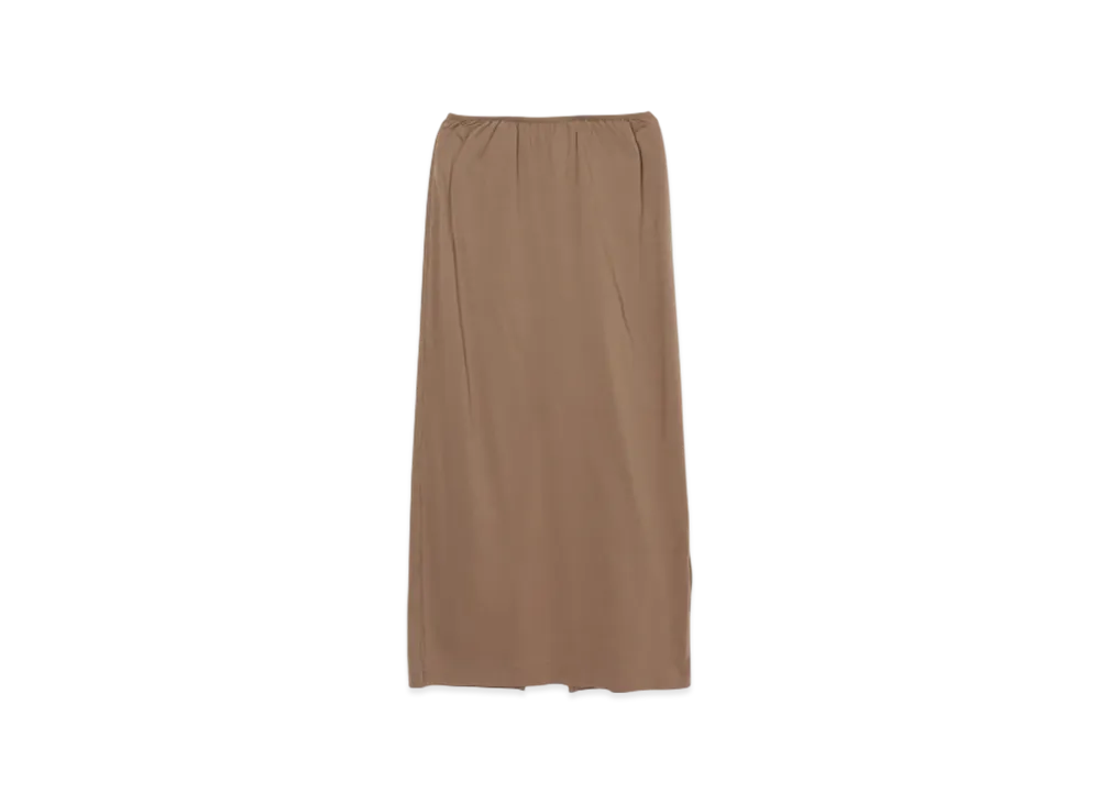INSCRIRE Light Jersey Long Skirt "Mocha"