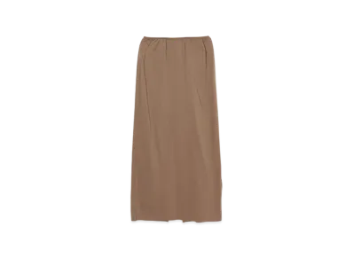 INSCRIRE Light Jersey Long Skirt "Mocha"