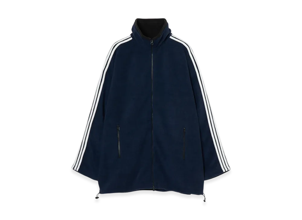 INSCRIRE Fleece Loose Fit Track Jacket "Navy"