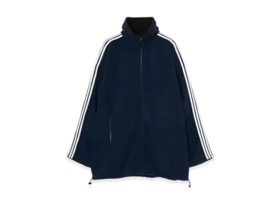 INSCRIRE Fleece Loose Fit Track Jacket "Navy"