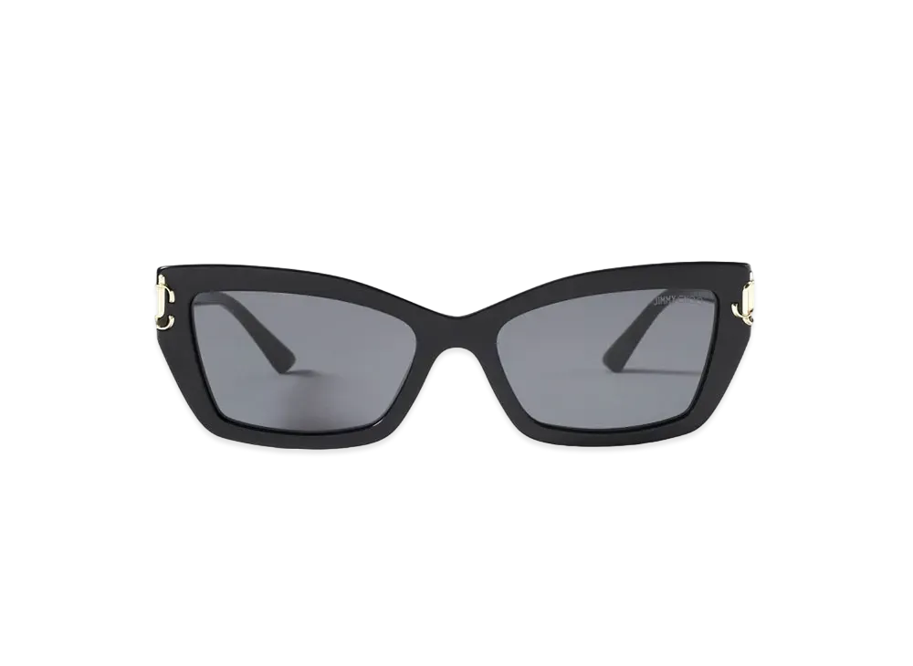 Jimmy Choo Isla Cat Eye Sunglasses "Black"