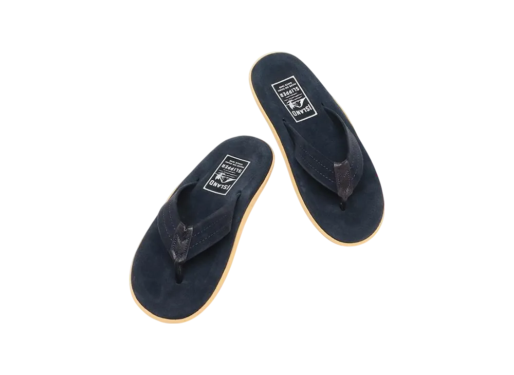 ISLAND SLIPPER Classic Thong Sandals "Navy"