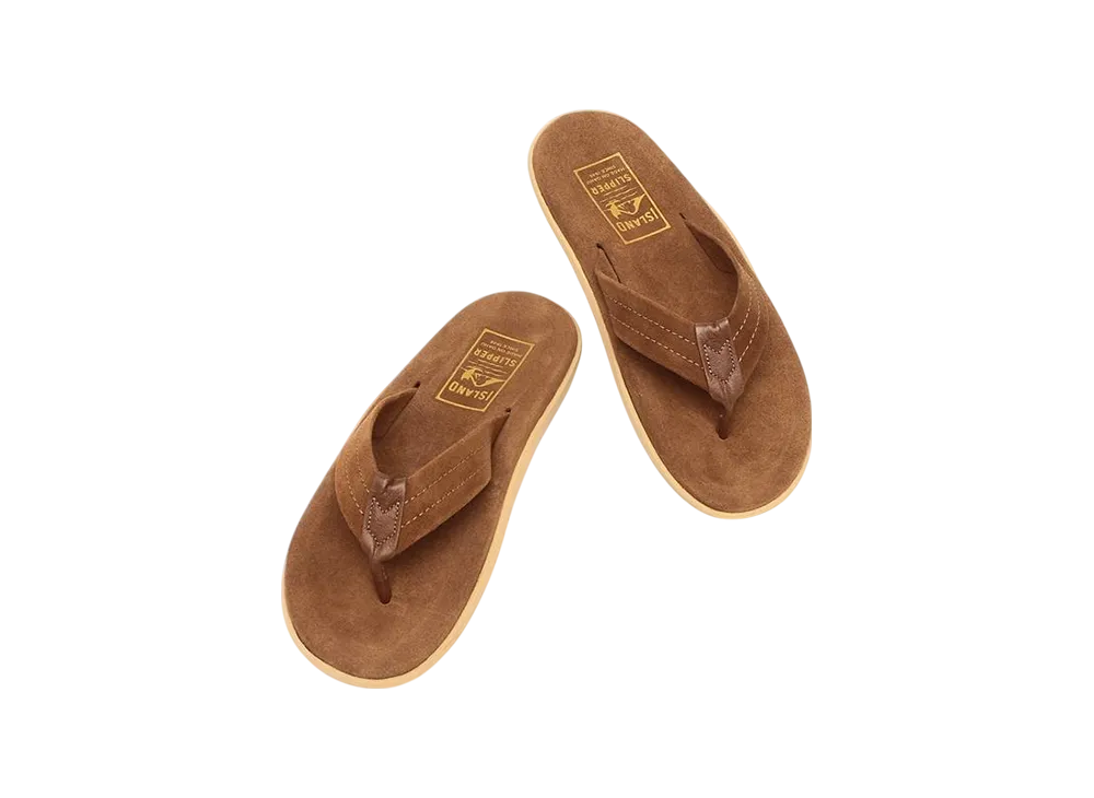 ISLAND SLIPPER Classic Thong Sandals "Brown"