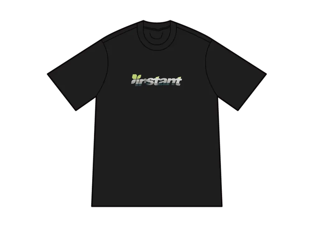instant 95 Logo Tee "Black/Green"