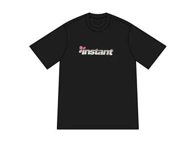 instant 95 Logo Tee "Black/Pink"