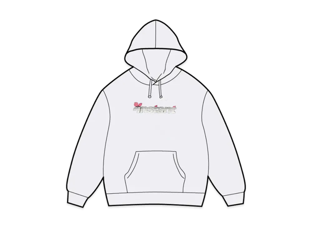 instant 95 Logo Hood "Grey"