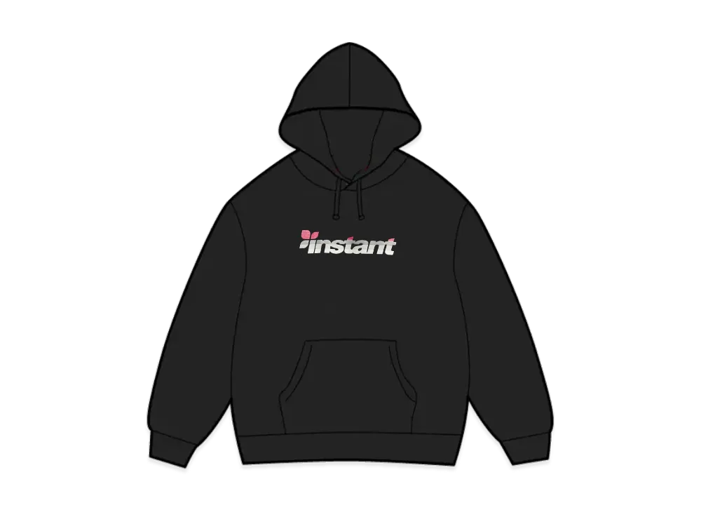 instant 95 Logo Hood "Black"