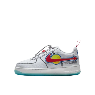 LEGO × Nike GS Air Force 1 Low LV8 "Sail/Tour Yellow"