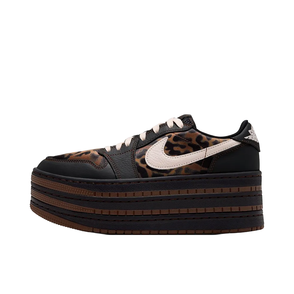 Nike Women's Air Jordan 1 Triple Stack "Leopard/Black/Cacao Wow"