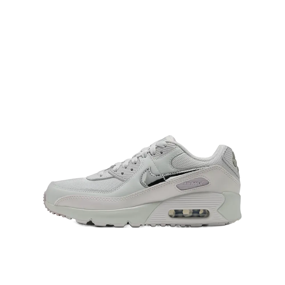 Nike GS Air Max 90 "Photon Dust/Vast Grey/Silver Lilac/Metallic Silver"