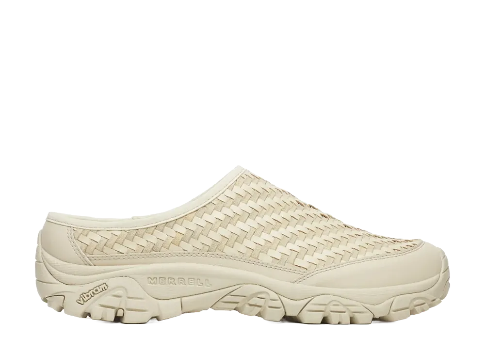 MERRELL Moab 2 Slide Leather Woven 1TRL "Stucco"