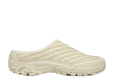 MERRELL Moab 2 Slide Leather Woven 1TRL "Stucco"