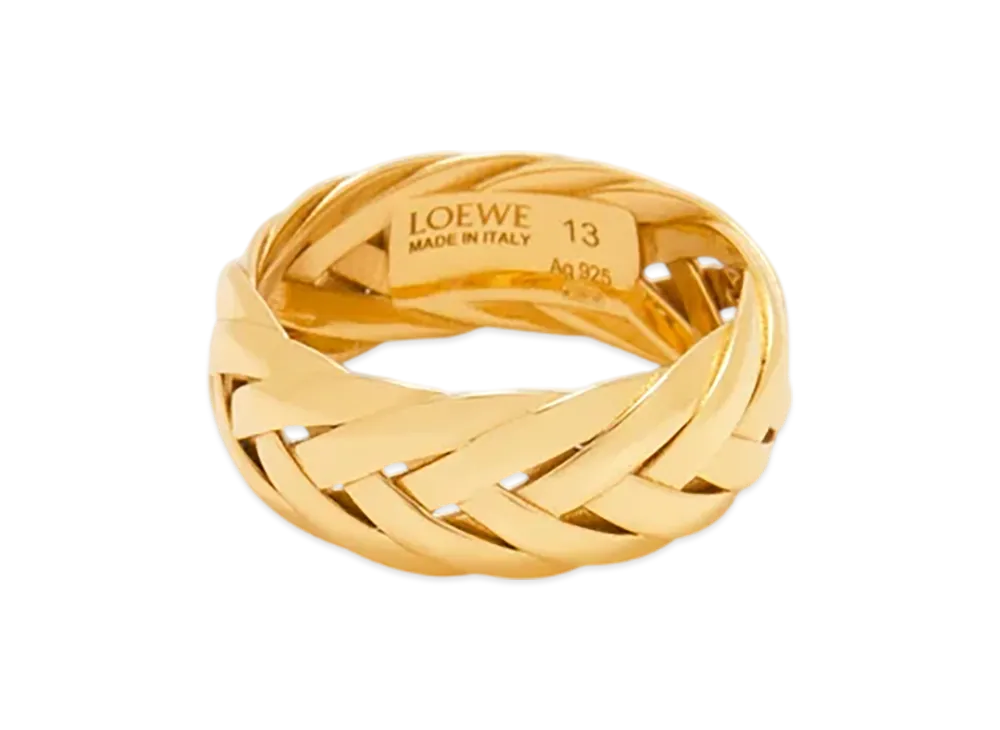 LOEWE Braided Ring "Gold"
