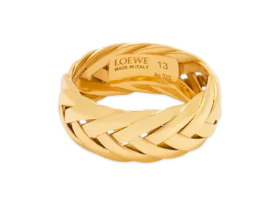 LOEWE Braided Ring "Gold"