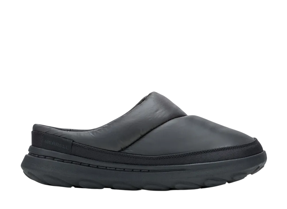MERRELL Hut Moc 2 Quilted Slide "Black"