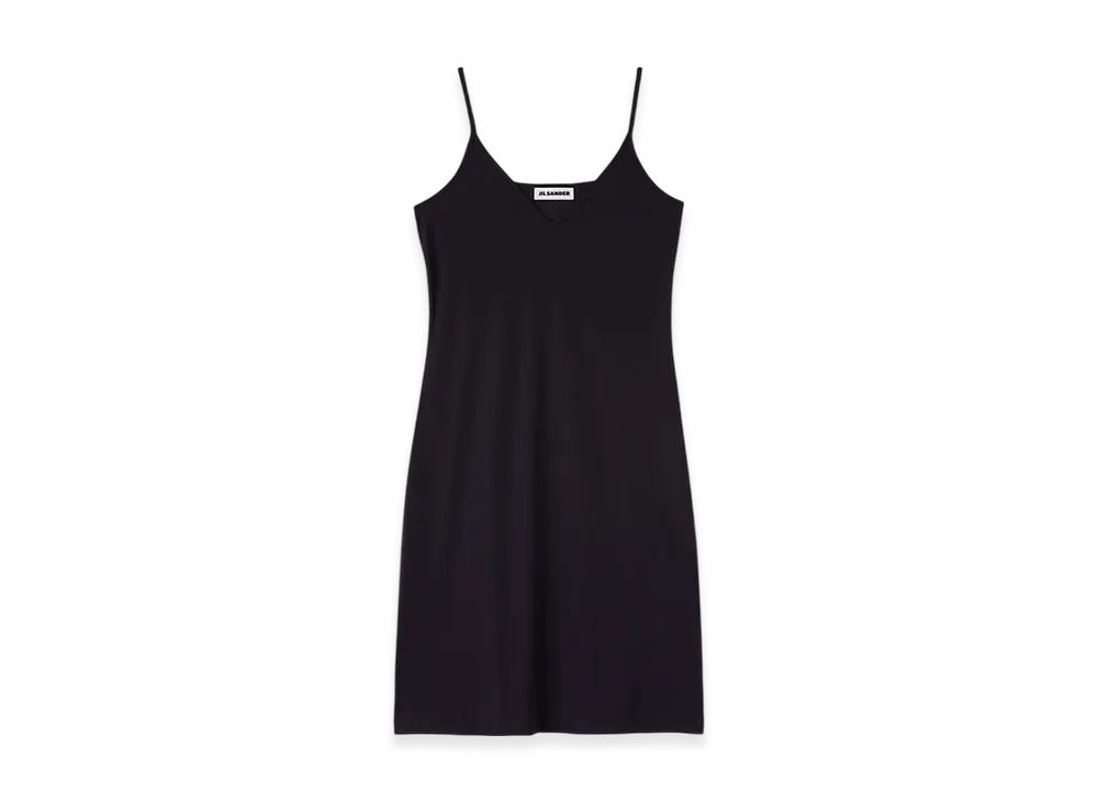 Jil Sander Jersey Slip Dress "Ink"