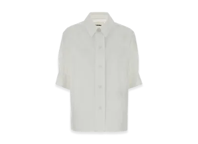 Jil Sander Women's Cotton Shirt "White"