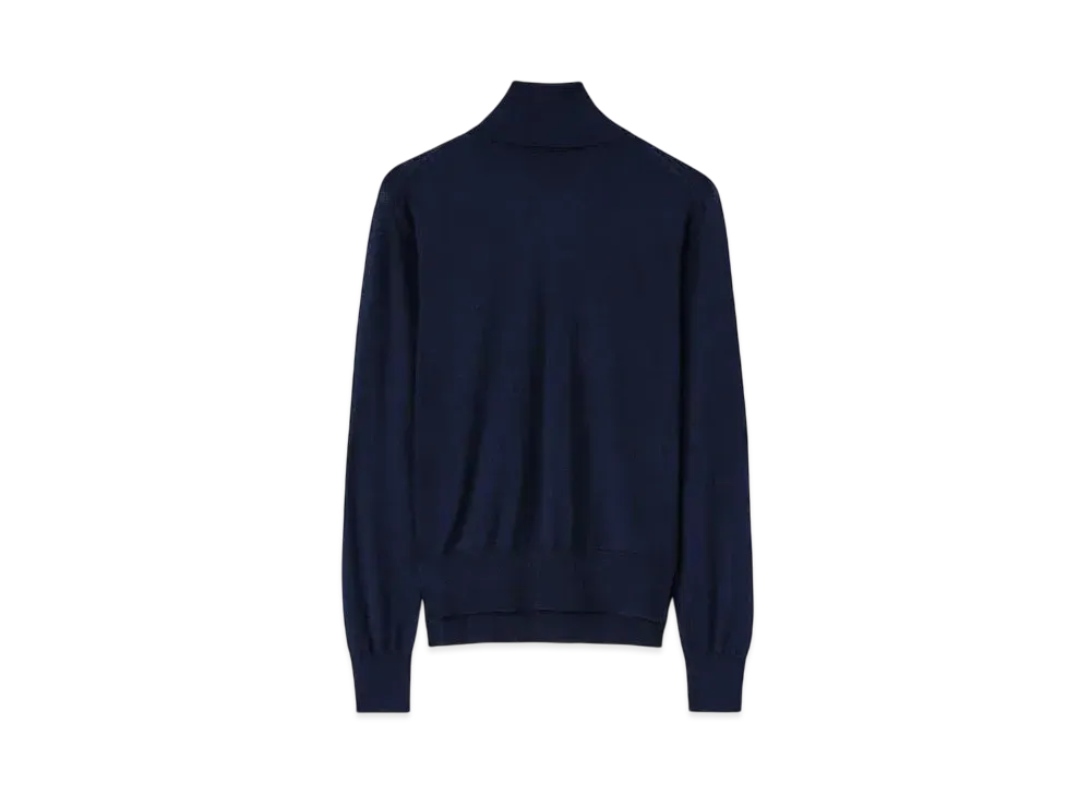 Jil Sander Women's High-Neck Sweater "Midnight"
