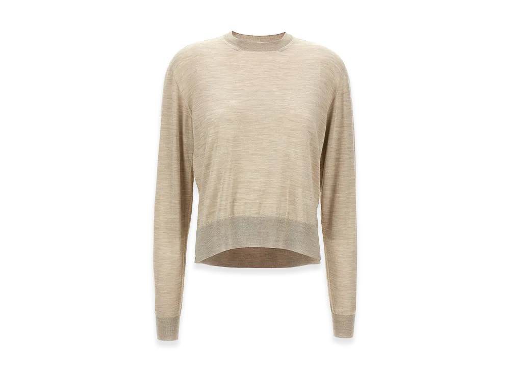 Jil Sander Women's Asymmetrical Mesh "Beige"