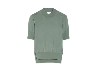 Jil Sander Women's Crew-Neck Sweater "Powder Green"