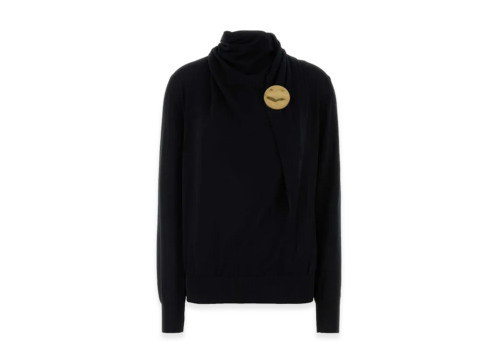 Jil Sander Women's Wool Sweater "Black"