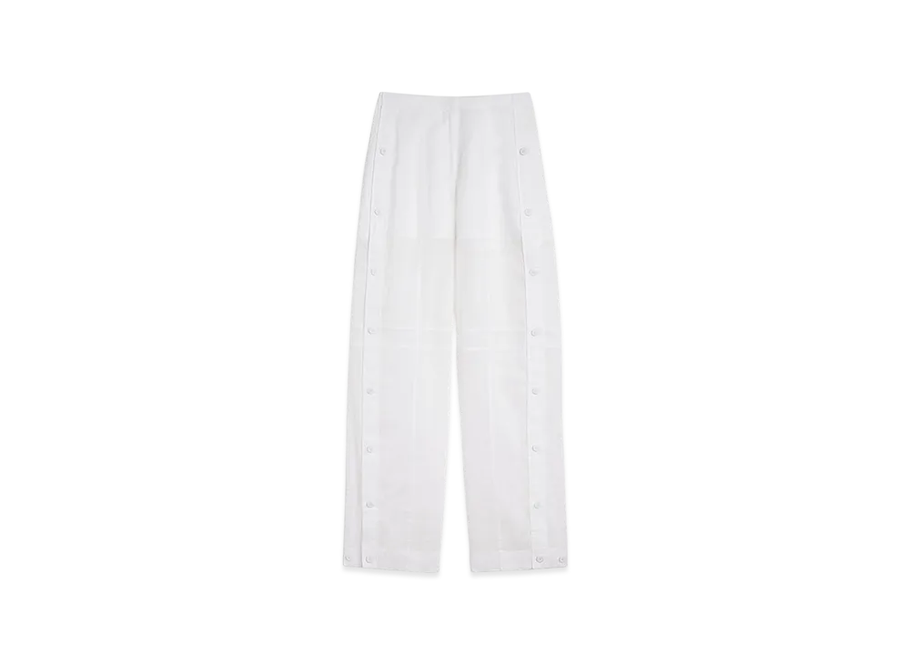 Jil Sander Cotton Muslin Trousers "Optic White"